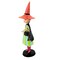 December Diamonds 10.0 Inch 10" Witch With Orange Hat Halloween Figurine , Lightweight Halloween Decor Halloween Mid Century Modern